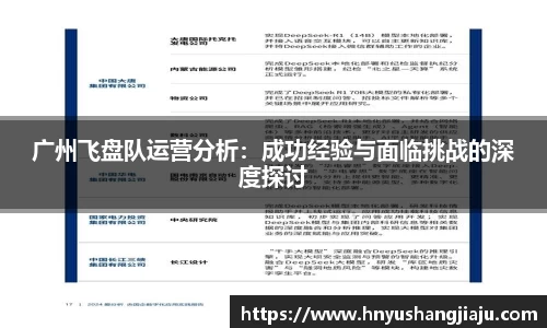 广州飞盘队运营分析：成功经验与面临挑战的深度探讨